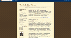 Desktop Screenshot of bookofthetalents.blogspot.com