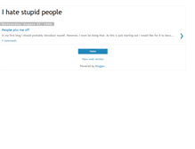 Tablet Screenshot of hatestupid.blogspot.com