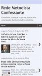 Mobile Screenshot of metodistaconfessante.blogspot.com