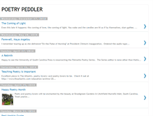 Tablet Screenshot of poetrypeddler.blogspot.com