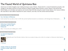 Tablet Screenshot of foundworldofquintanaroo.blogspot.com