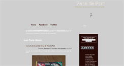 Desktop Screenshot of fansdefort.blogspot.com