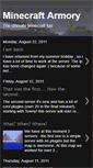 Mobile Screenshot of minecraftarmory.blogspot.com