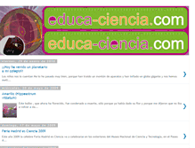 Tablet Screenshot of educa-ciencia.blogspot.com