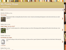 Tablet Screenshot of myprairiehome.blogspot.com