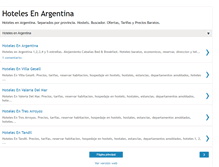 Tablet Screenshot of hotelesenargentinabaratos.blogspot.com