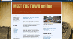 Desktop Screenshot of meetthetown.blogspot.com