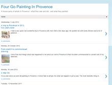 Tablet Screenshot of paintingprovence.blogspot.com