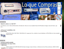 Tablet Screenshot of loquecompras.blogspot.com