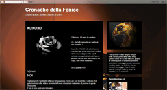 Desktop Screenshot of cronachedellafenice.blogspot.com