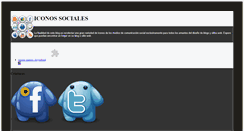 Desktop Screenshot of iconossociales.blogspot.com