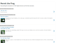 Tablet Screenshot of permit-the-frog.blogspot.com