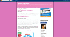 Desktop Screenshot of annascraftblog.blogspot.com
