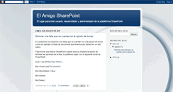 Desktop Screenshot of amigosharepoint.blogspot.com