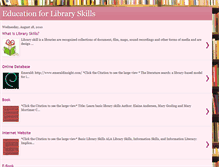 Tablet Screenshot of educationlibskills.blogspot.com