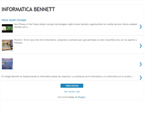 Tablet Screenshot of infobennett.blogspot.com
