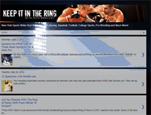 Tablet Screenshot of keepitintheringsports.blogspot.com