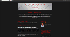 Desktop Screenshot of mymarketmover.blogspot.com