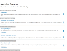 Tablet Screenshot of machine-dreams.blogspot.com