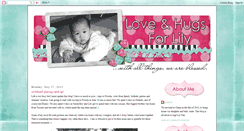 Desktop Screenshot of loveandhugsforlily.blogspot.com