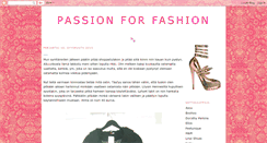 Desktop Screenshot of passionforfashion-pandora.blogspot.com