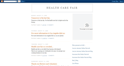 Desktop Screenshot of healthcarefair.blogspot.com