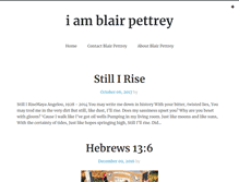 Tablet Screenshot of iamblair.blogspot.com