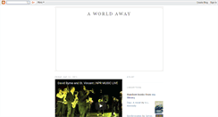 Desktop Screenshot of graeme-aworldaway.blogspot.com