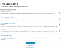 Tablet Screenshot of freeebookslinks.blogspot.com