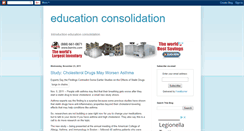 Desktop Screenshot of educationconsolidation.blogspot.com