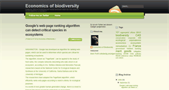 Desktop Screenshot of economicsofbiodiversity.blogspot.com