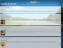 Tablet Screenshot of needleandthread2010.blogspot.com
