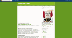 Desktop Screenshot of christmasfacts.blogspot.com