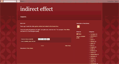 Desktop Screenshot of indirecteffect.blogspot.com