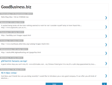 Tablet Screenshot of goodbusinessbiz.blogspot.com