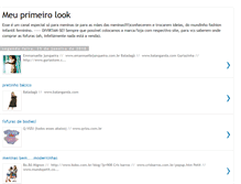 Tablet Screenshot of meuprimeirolook.blogspot.com