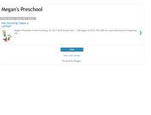 Tablet Screenshot of meganspreschool.blogspot.com