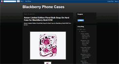 Desktop Screenshot of blackberryphonecases.blogspot.com