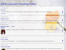 Tablet Screenshot of fibersandtravel.blogspot.com