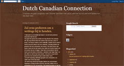 Desktop Screenshot of dutchcanadianconnection.blogspot.com