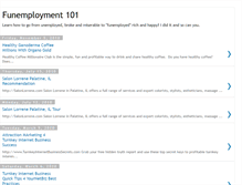 Tablet Screenshot of funemployment101.blogspot.com