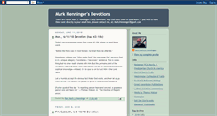 Desktop Screenshot of henningerdevotions.blogspot.com