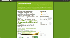 Desktop Screenshot of hinodecosmeticosfazendosuavidamelhor.blogspot.com