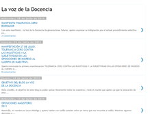 Tablet Screenshot of lavozdeladocencia.blogspot.com