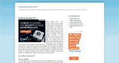 Desktop Screenshot of coiffuresimple.blogspot.com