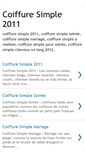 Mobile Screenshot of coiffuresimple.blogspot.com