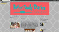 Desktop Screenshot of butlerfamilydiaries.blogspot.com