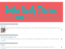 Tablet Screenshot of butlerfamilydiaries.blogspot.com