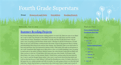 Desktop Screenshot of fourthgradesuperstars.blogspot.com