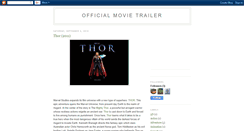 Desktop Screenshot of officialmovietrailer.blogspot.com